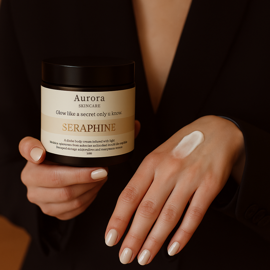 Seraphine - Златен крем за тело.